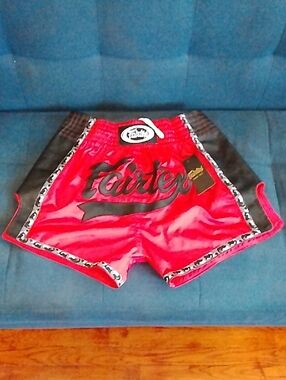 Fairtex Red and Black Muay Thai Shorts